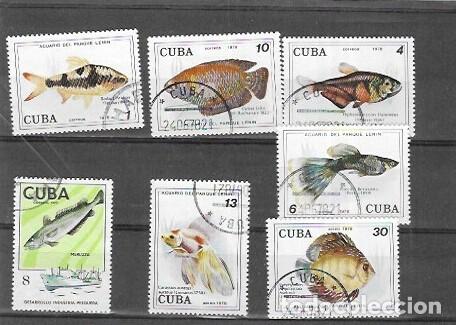 Sellos: CUBA N&ordm; 2058 AL 2061 Y A 286 AL 287