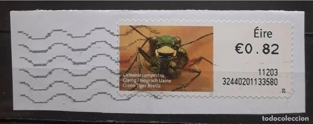 Sellos: EIRE- IRLANDA ATM 2010 Fauna - Insectos. USADA.
