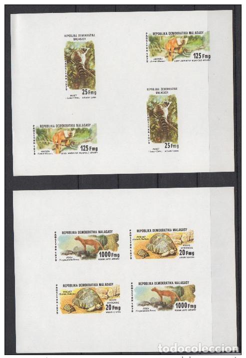 Sellos: Madagascar 1979 Mi. 846-849 Tortuga Fauna L&eacute;mur Lemurien animales