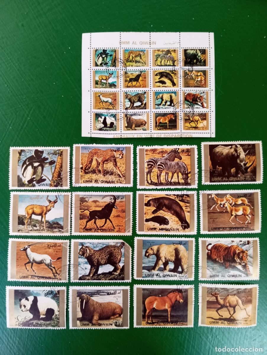Sellos: FAUNA, , SERIE COMPLETA Y MINI HOJA BLOQUE CON LOS MISMOS