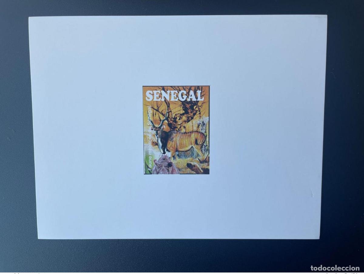 Sellos: Senegal 2015 Evento de lujo VARIEDAD SIN VALOR NOMINAL Mi. Bl. 109 Fauna silvestre en peligro