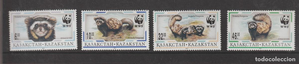 Sellos: Kazakstan 1997 - WWF Yvert 124/127 mnh**