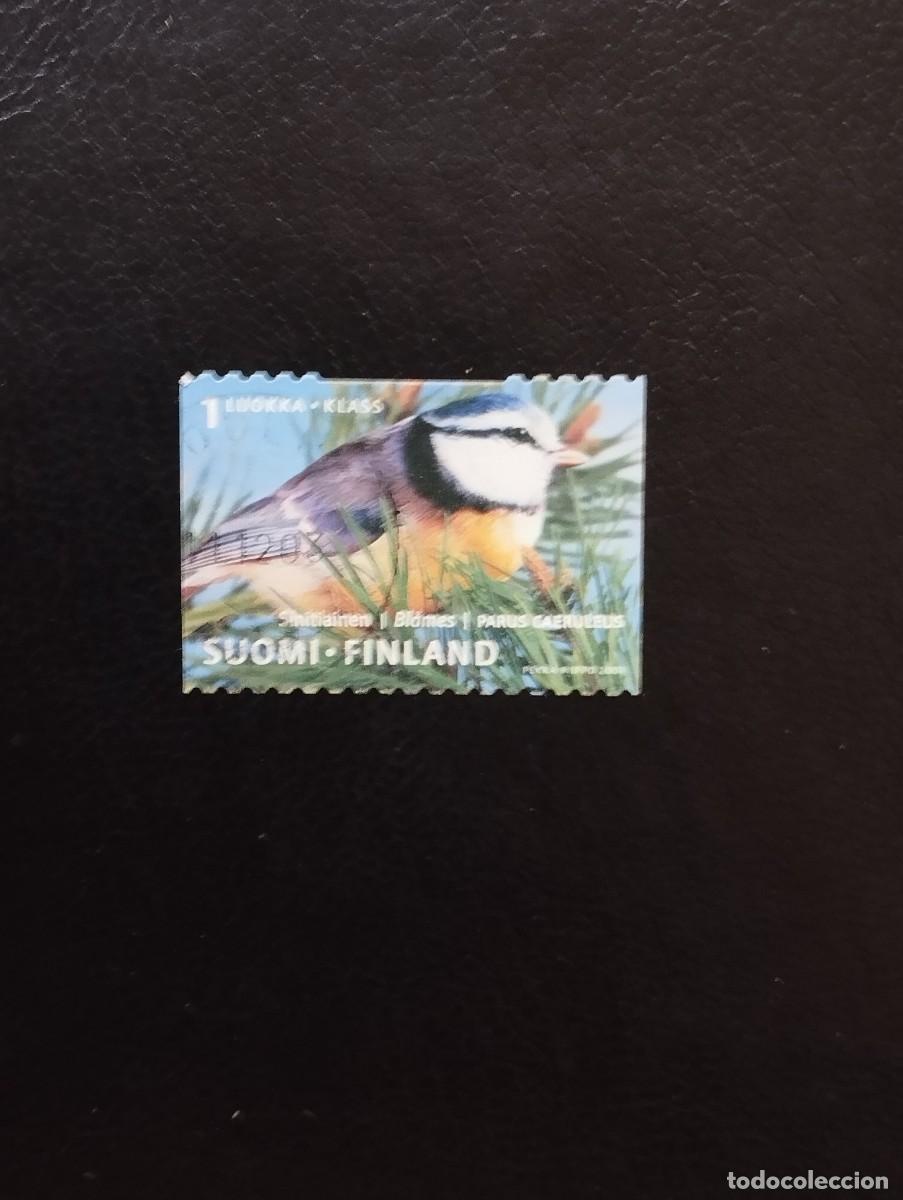 Sellos: 09.08/ Finlandia.2001. 1LK tarifa nacional. P&aacute;jaros. Sell&oacute; en usado