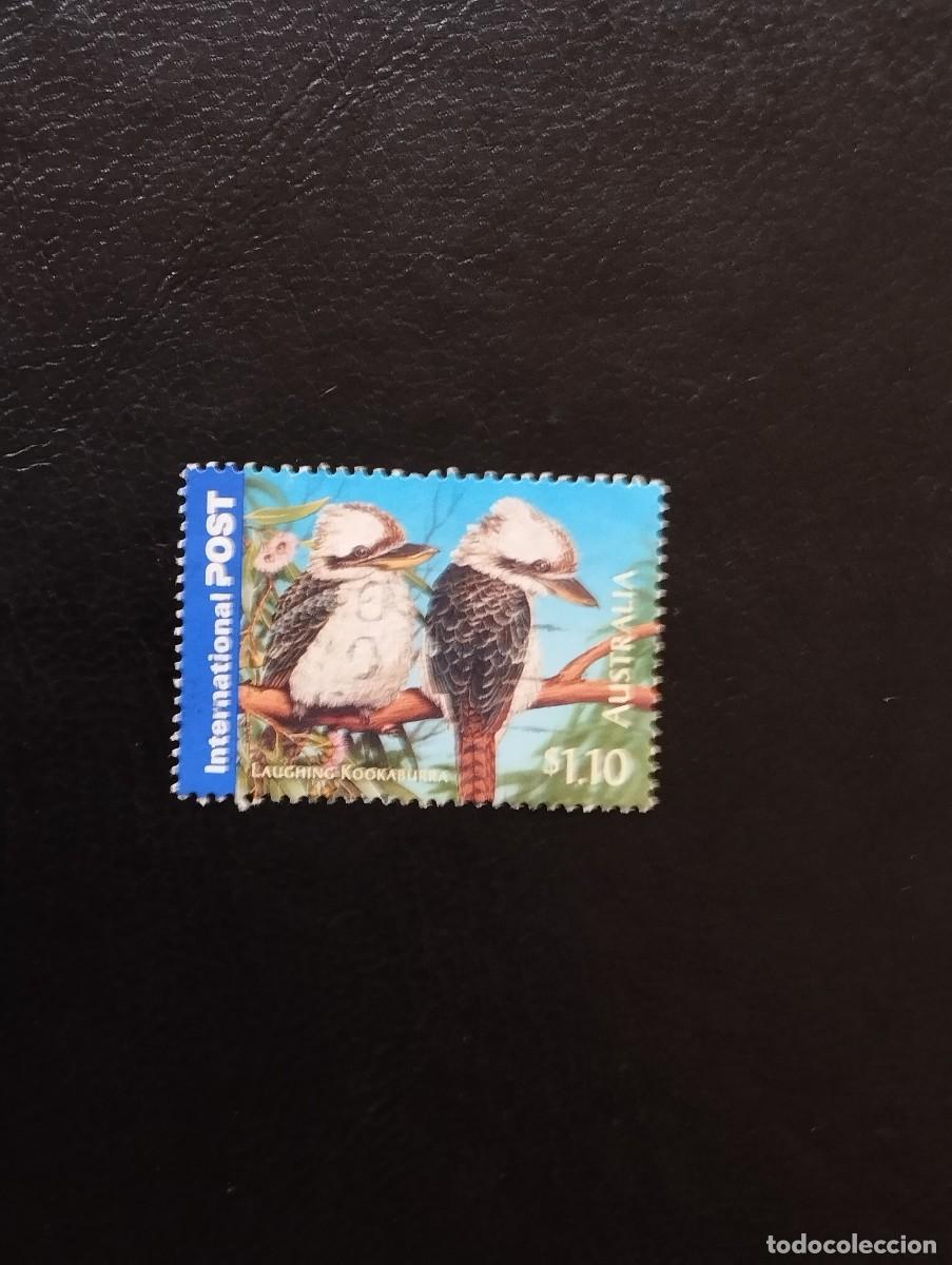 Sellos: 09.08/ Australia. 1,10$ sell&oacute; en usado. P&aacute;jaros