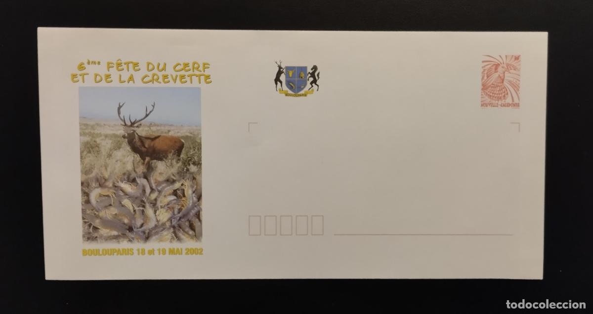 Sellos: Complete postal New Caledonia Deer Festival Shrimp Boulouparis 2002