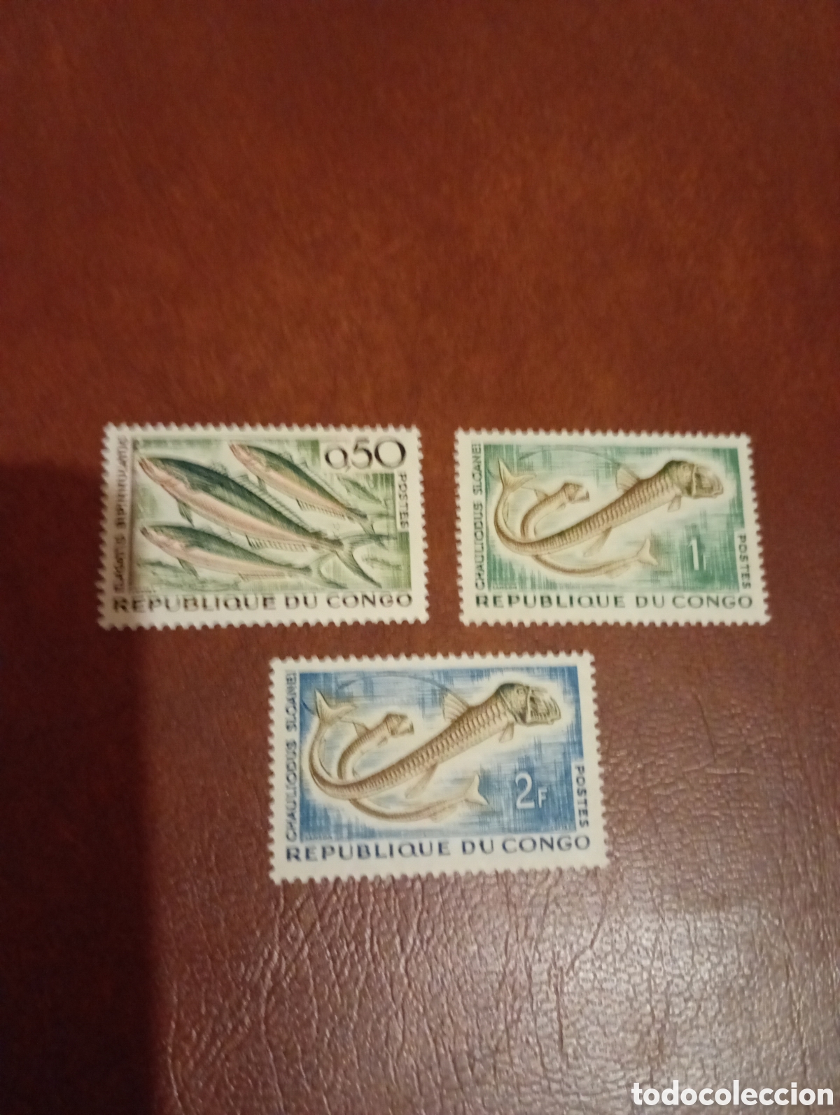 Sellos: Rep&uacute;blica del Congo Peces