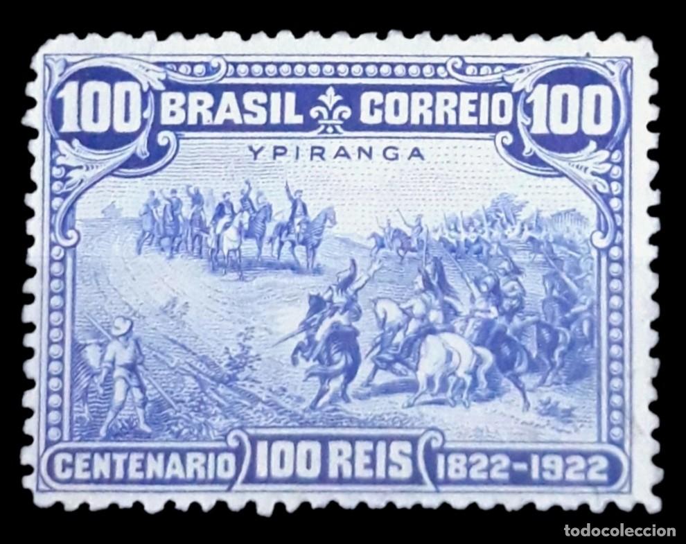 Sellos: BRASIL 1922 -1926 Caballos - Centenario de la independencia. USADO.