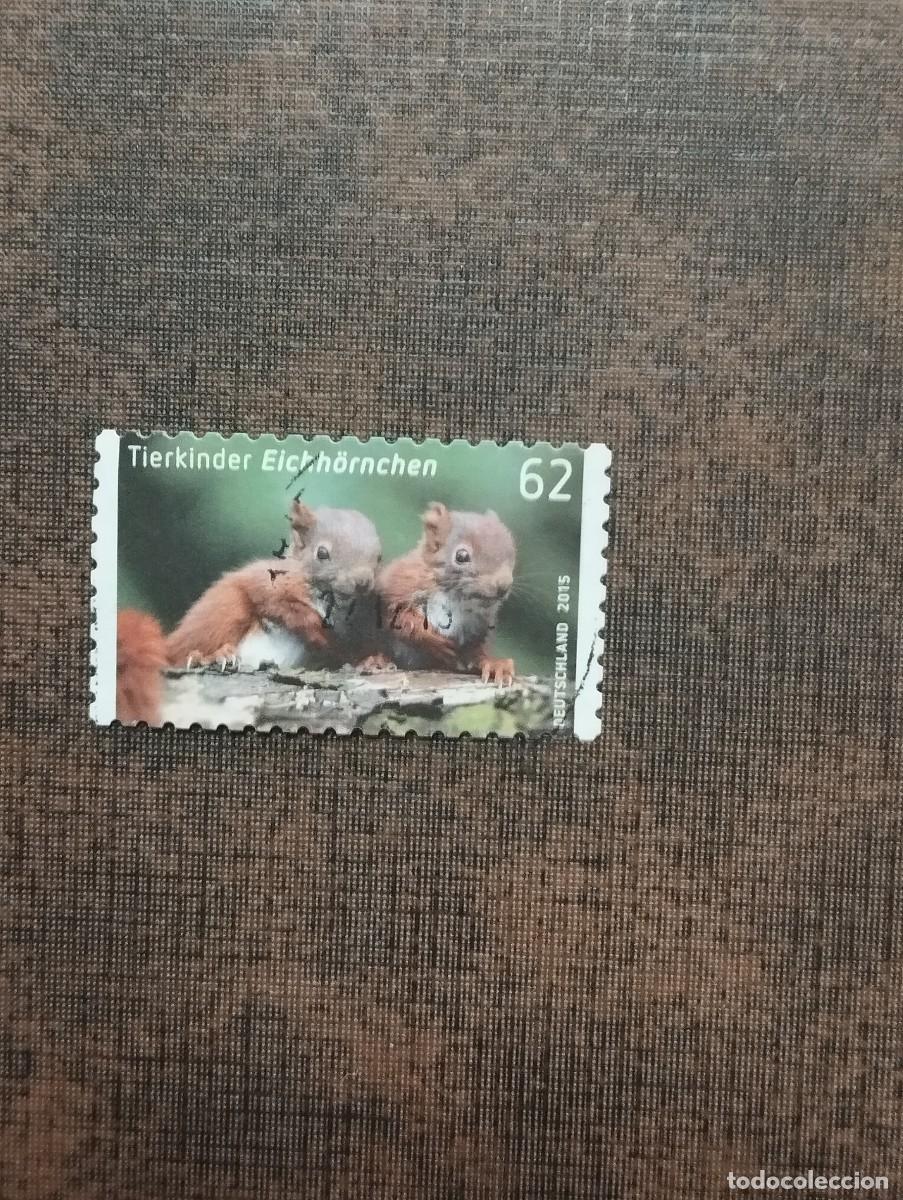 Sellos: 28.08/ Alemania Federal.2015. Fauna. 62c autoadhesivo en usado