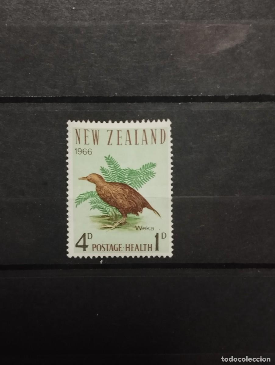 Sellos: 28.08/ Nueva Zelanda.1966. Fauna. 4+1 d en nuevo