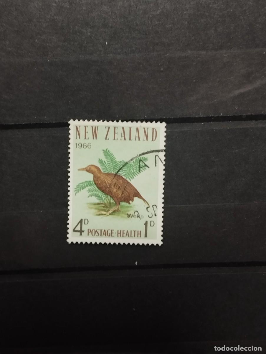 Sellos: 28.08/ Nueva Zelanda.1966. Fauna. 4+1d en usado