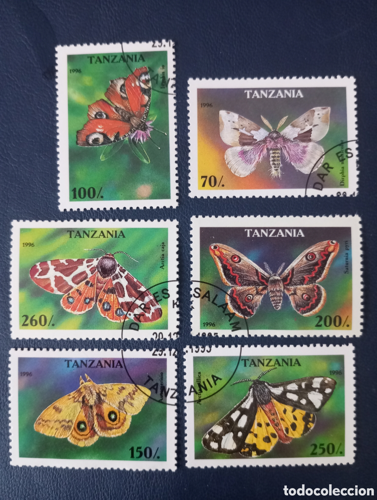 Sellos: MARIPOSAS, SERIE DE TANZANIA