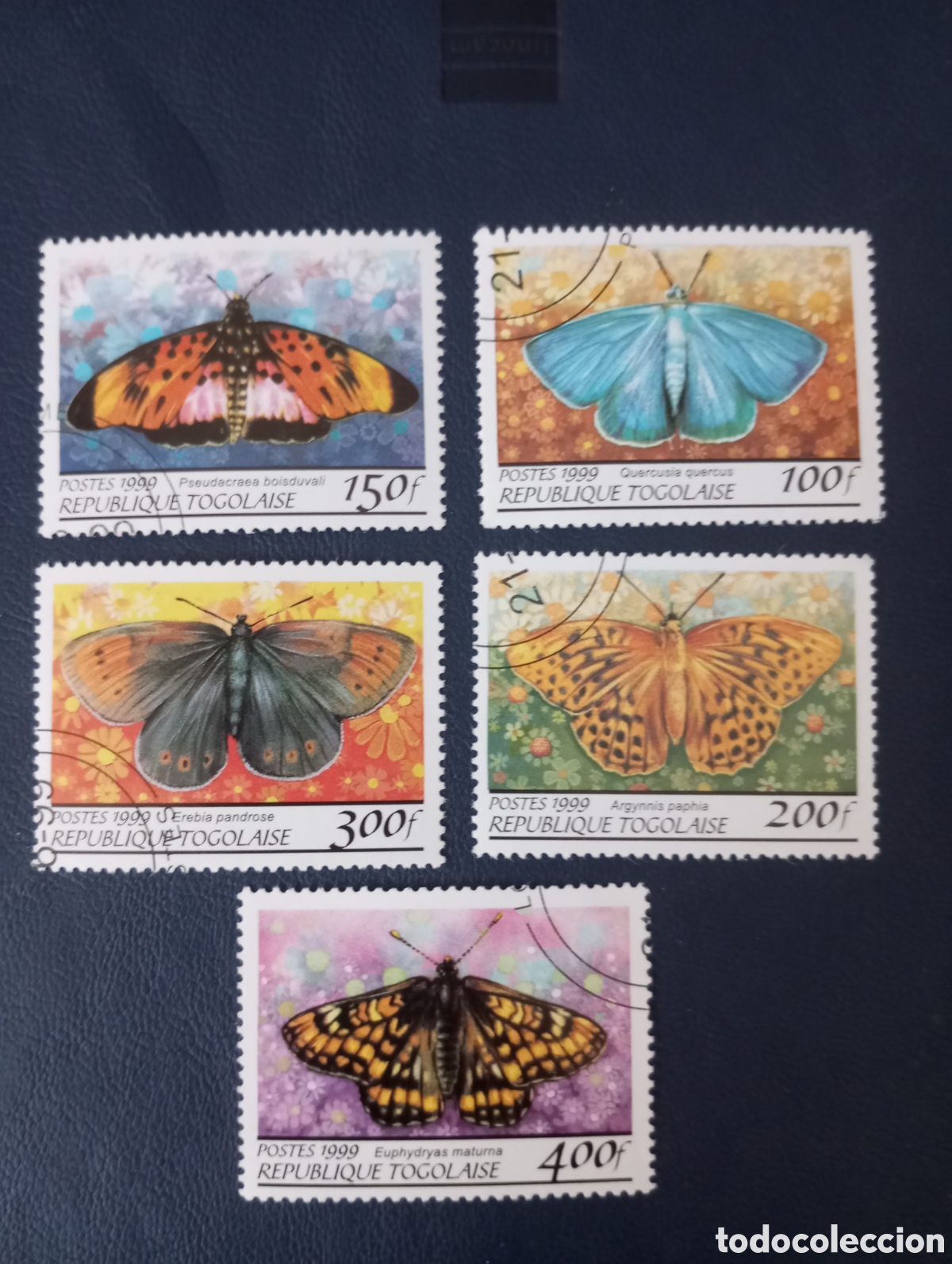Sellos: MARIPOSAS, SERIE DE TOGO