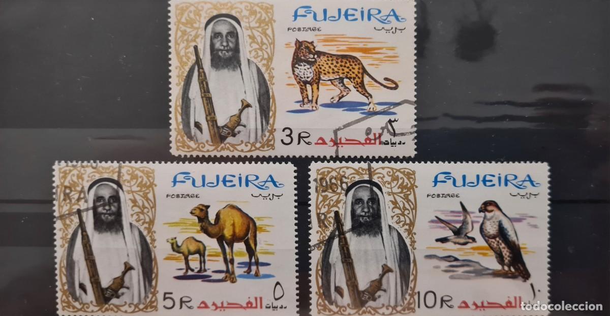 Sellos: Serie de sellos usados de Ajman 1964: Jeque Mohammed Ben Hamad Al Sharji