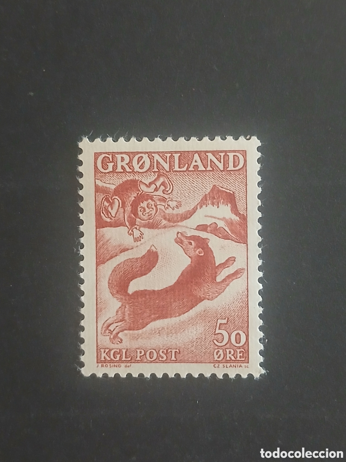 Sellos: GROENLANDIA DINAMARCA YVERT 56**