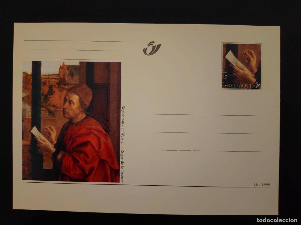 Sellos: B&eacute;lgica 1999 completo postal Rogier van der Weyden Roger de le Pasture