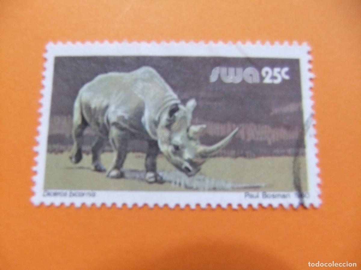 Sellos: 48 SWA SUIDWES AFRIKA - SOUTH WEST AFRICA 1980 / FAUNA ANIMALES SALVAJES / YVERT 445 FU