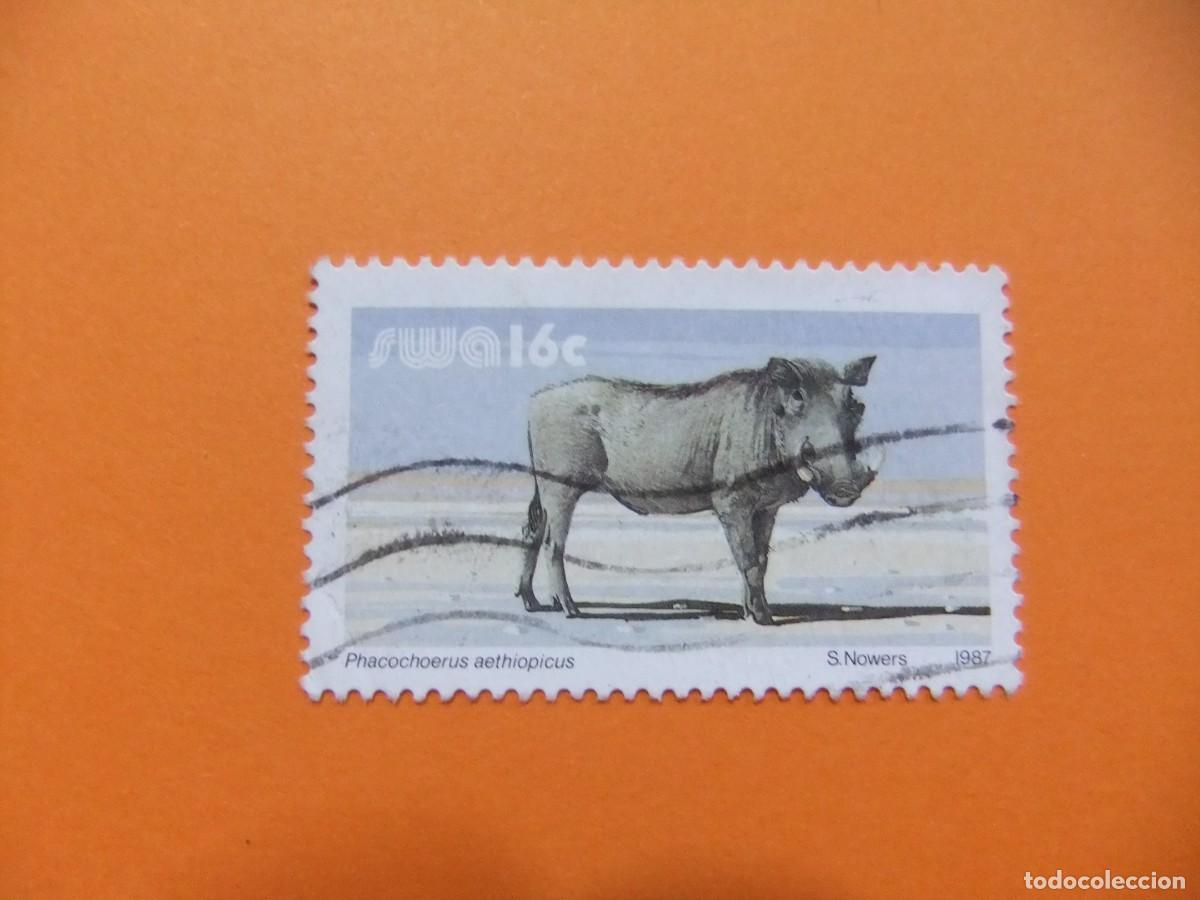 Sellos: 48 SWA SUIDWES AFRIKA - SOUTH WEST AFRICA 1987 / FAUNA / YVERT 561 FU
