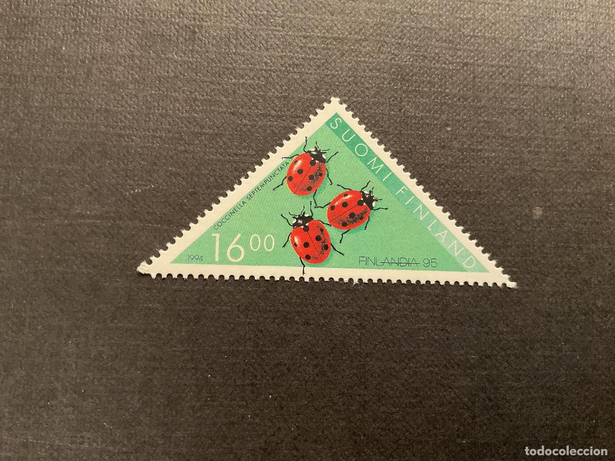 Sellos: FINLANDIA N&ordm; YVERT 1221***A&Ntilde;O 1994. FAUNA. INSECTOS. COCCINELLA SEPTEMPUNCTATA