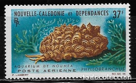 Sellos: NUEVA CALEDONIA 1964 - FAUNA - ACUARIO DE NOUMEA. MNH.
