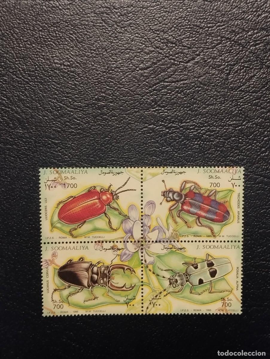 Sellos: 3.10/ Somalia.1995. Insectos. Serie completa en nuevo