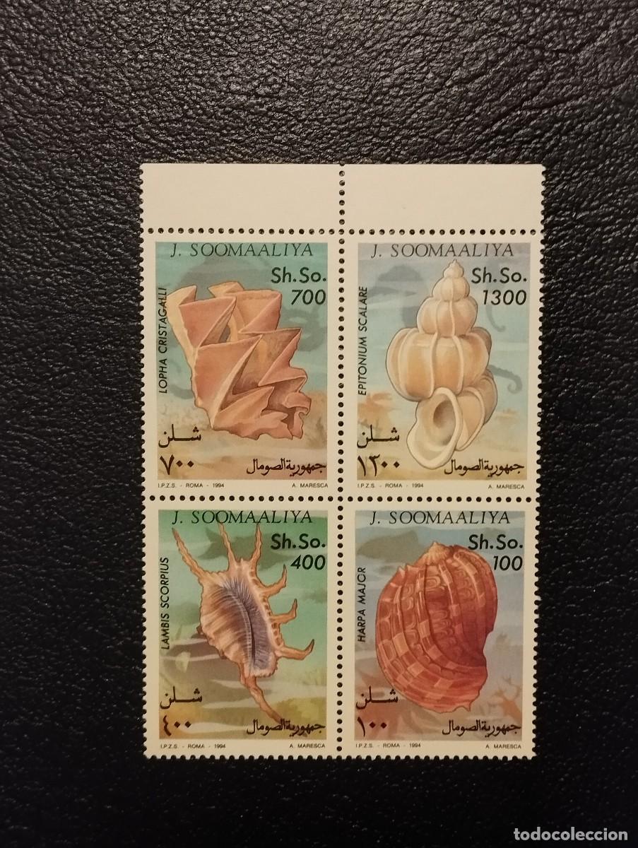 Sellos: 3.10/ Somalia.1994. Fauna marina. Serie completa en nuevo