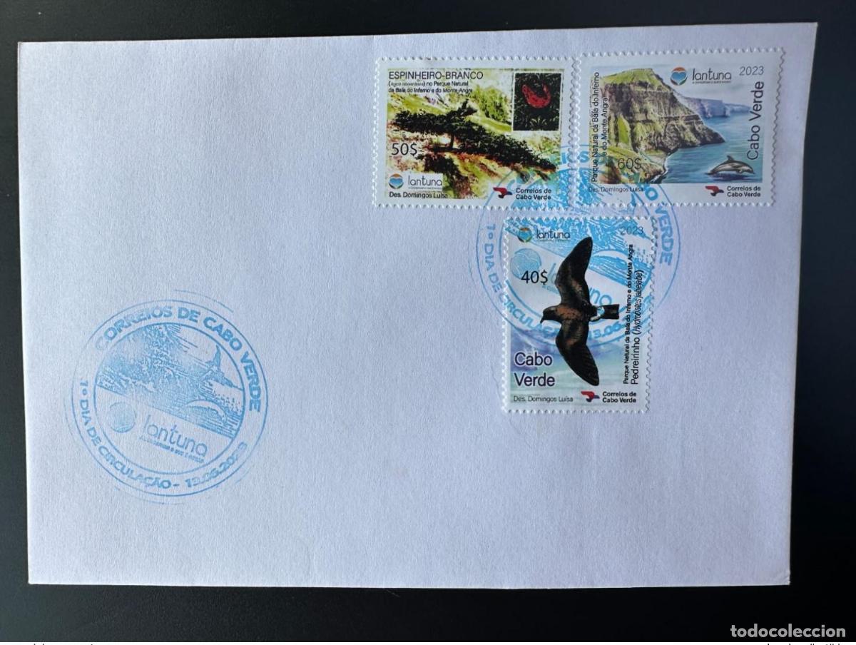 Sellos: Cabo Verde 2023 Mi.? FDC Parque Natural Bafa Inferno Monte Angra P&aacute;ssaro