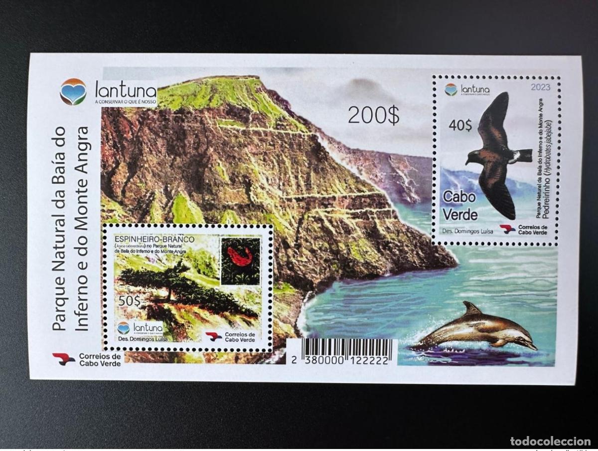Sellos: Cabo Verde 2023 Mi.? S/S Parque Natural Bafa Inferno Monte Angra P&aacute;ssaro