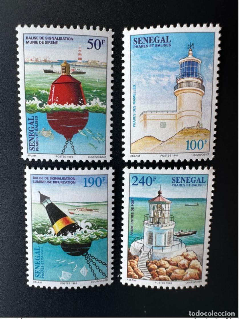 Sellos: Senegal 1998 Mi. 1567 - 1570 Faros y balizas Faro de Phare Leuchtturm