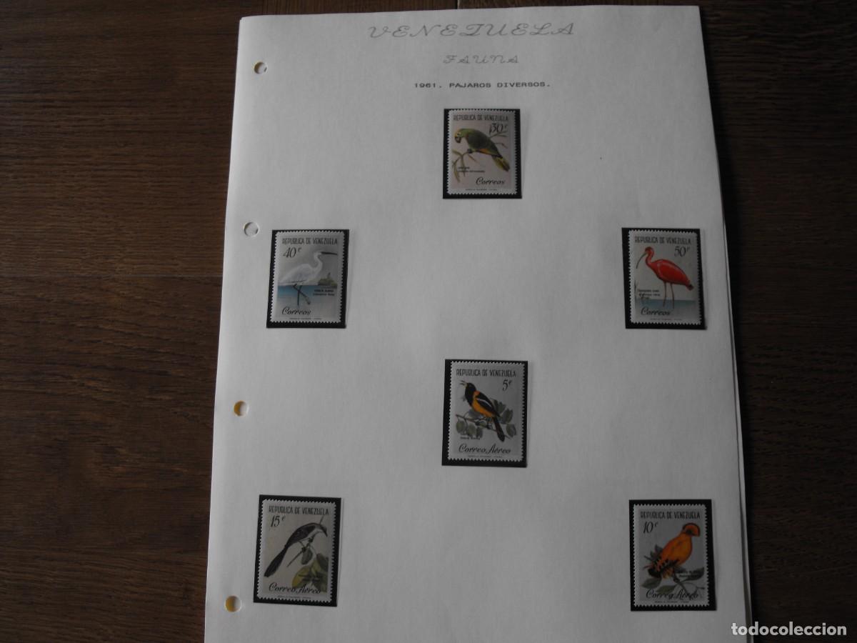 Selos: Sellos de fauna. America. Venezuela. Series nuevas y usadas. Montadas.