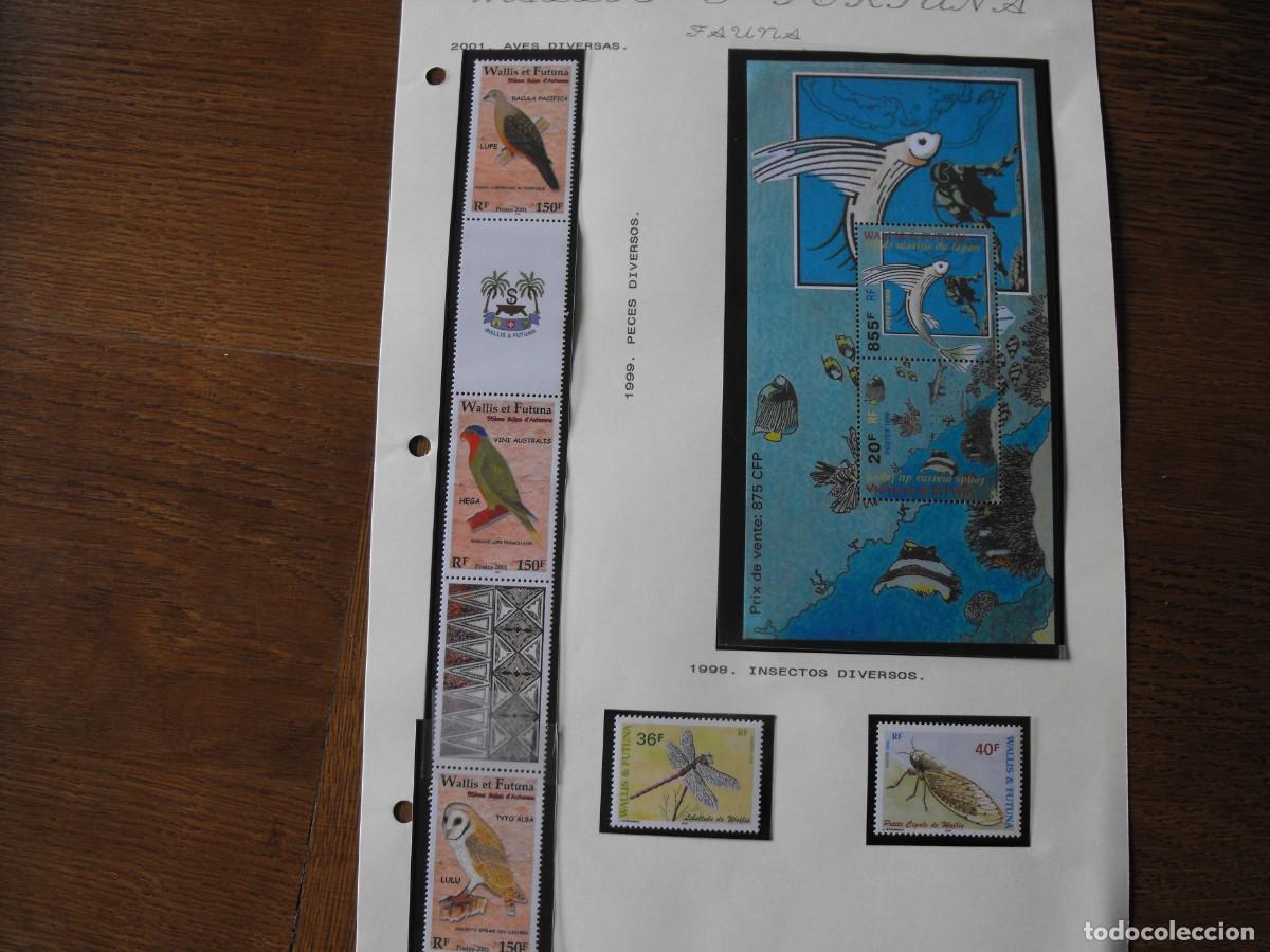 Selos: Sellos de fauna. America. Wallis y Fortuna. Series y HB nuevas. Montadas.