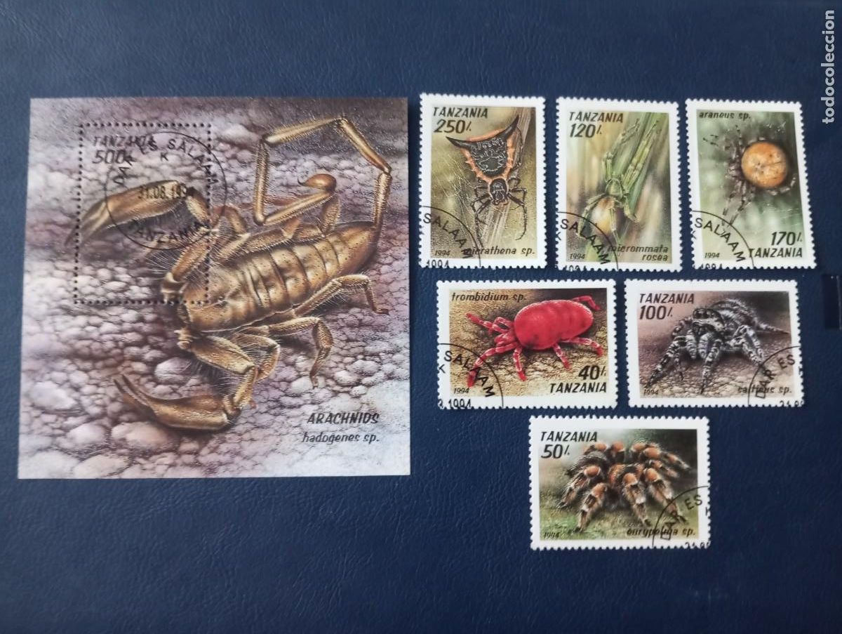 Timbres: FAUNA MARINA, SELLOS DE TANZANIA, 1994