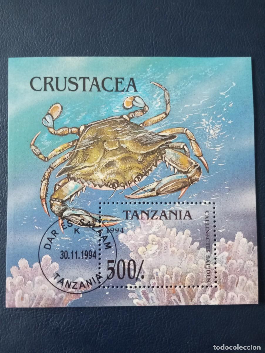 Francobolli: FAUNA ,CANGREJO DE MAR, HB DE TANZANIA, 1994