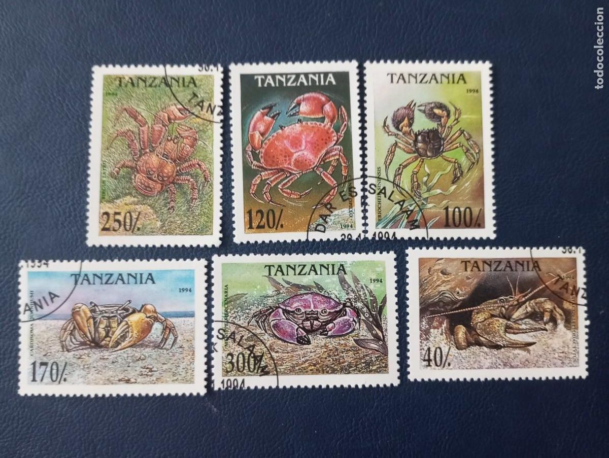 Francobolli: FAUNA , CANGREJOS, SELLOS DE TANZANIA, 1994