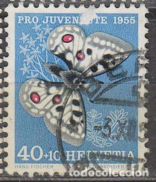Stamps: SUIZA IVERT 571, MARIPOSA APOLO, USADO
