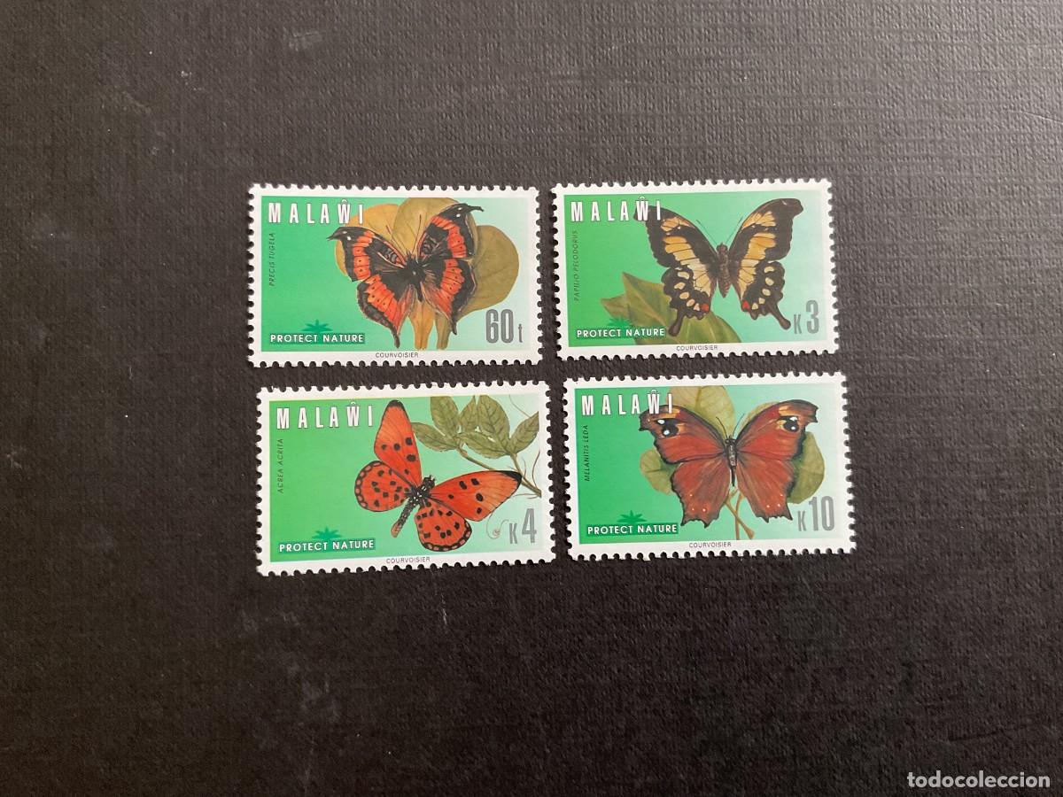 Stamps: MALAWI N&ordm; YVERT 658/1*** A&Ntilde;O 1996. MARIPOSAS