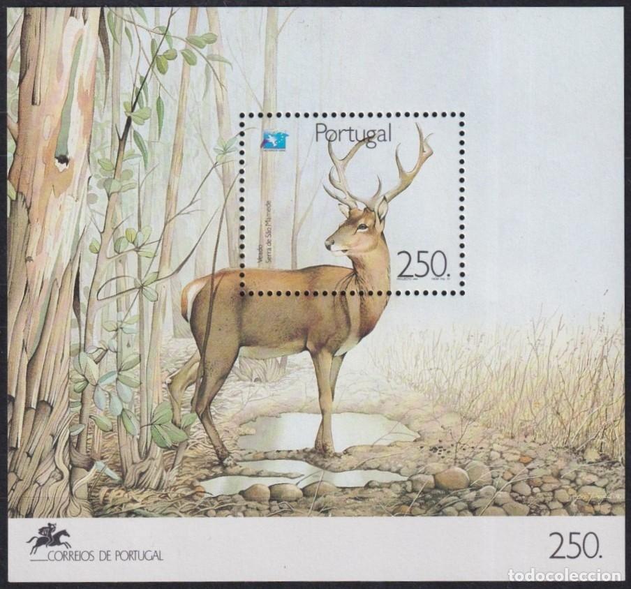 Sellos: F-EX61839 PORTUGAL MNH 1991 FAUNA VENADO DEER SAO MAMEDE TOURISM YEAR.