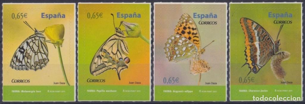 Stamps: F-EX64383 ESPA&Ntilde;A SPAIN MNH 2011 MARIPOSAS BUTTERFLIES PAPILLONS.