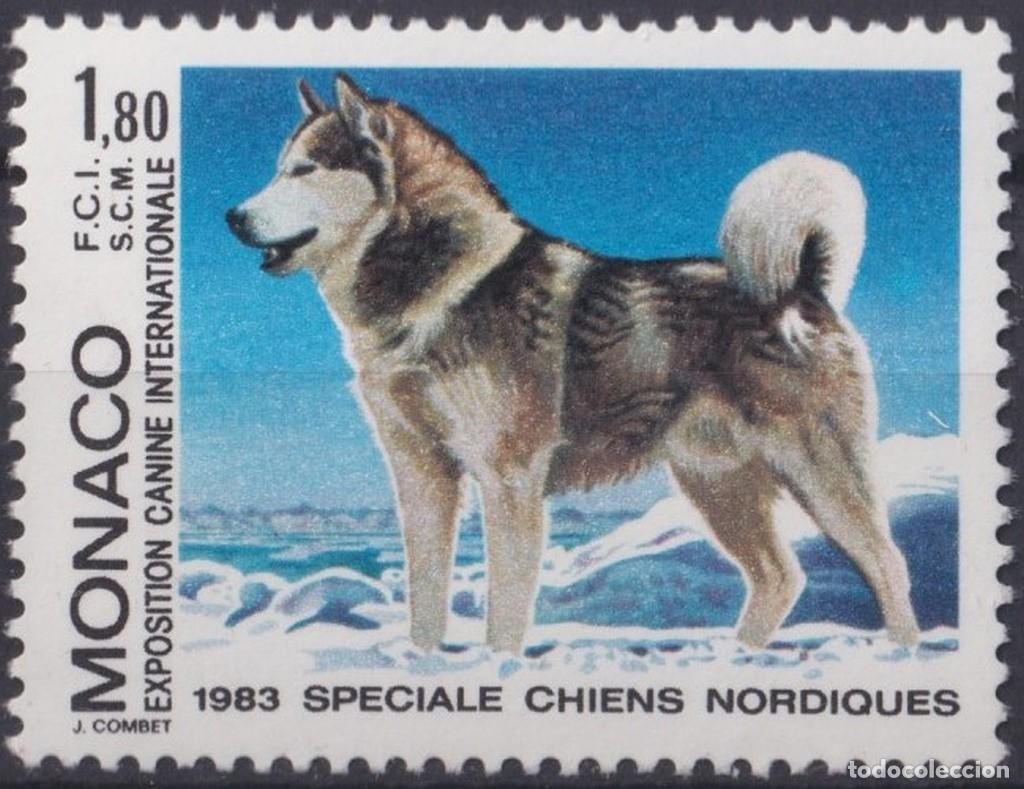 Stamps: F-EX64463 MONACO MNH 1983 DOG PERROS INTERNACIONAL EXPOSICI&Oacute;N CANINA.