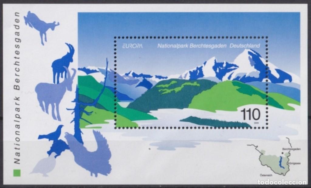 Sellos: F-EX65679 GERMANY MNH 1999 EUROPA CEPT NATIONAL PARK GARDEN.