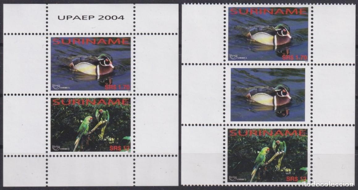 Sellos: F-EX65727 SURINAME MNH 2004 UPAEP ENVIRONMENT PROTECTION FAUNA FISH DUCK.