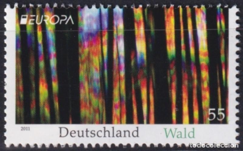 Timbres: F-EX66339 GERMANY MNH 2011 EUROPA CEPT FOREST TREE PLANTS.
