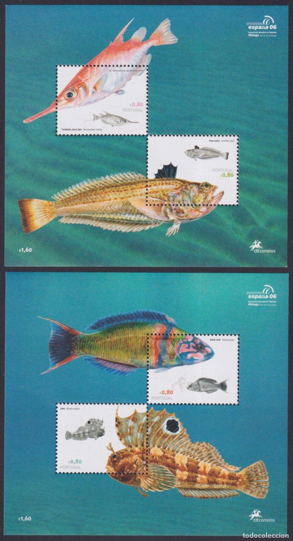 Francobolli: F-EX59888 PORTUGAL MNH 2006 MARINE WILDLIFE MIGRANT FISH.