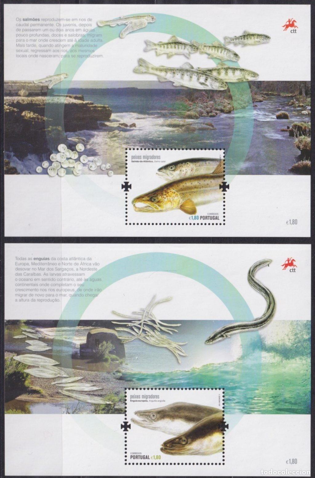 Francobolli: F-EX59886 PORTUGAL MNH 2011 MARINE WILDLIFE MIGRANT FISH.