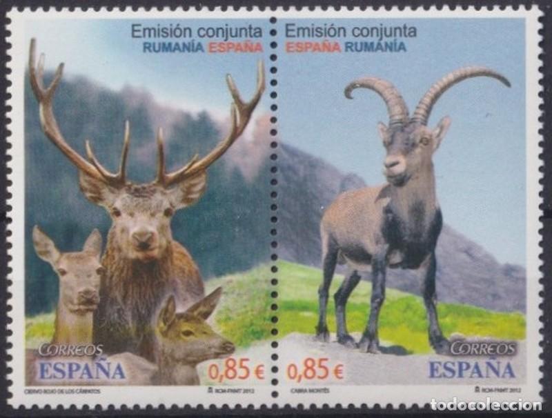 Francobolli: F-EX64378 ESPA&Ntilde;A SPAIN MNH 2011 JOINT ISSUE RUMANIA CIERVOS ANTELOPE.