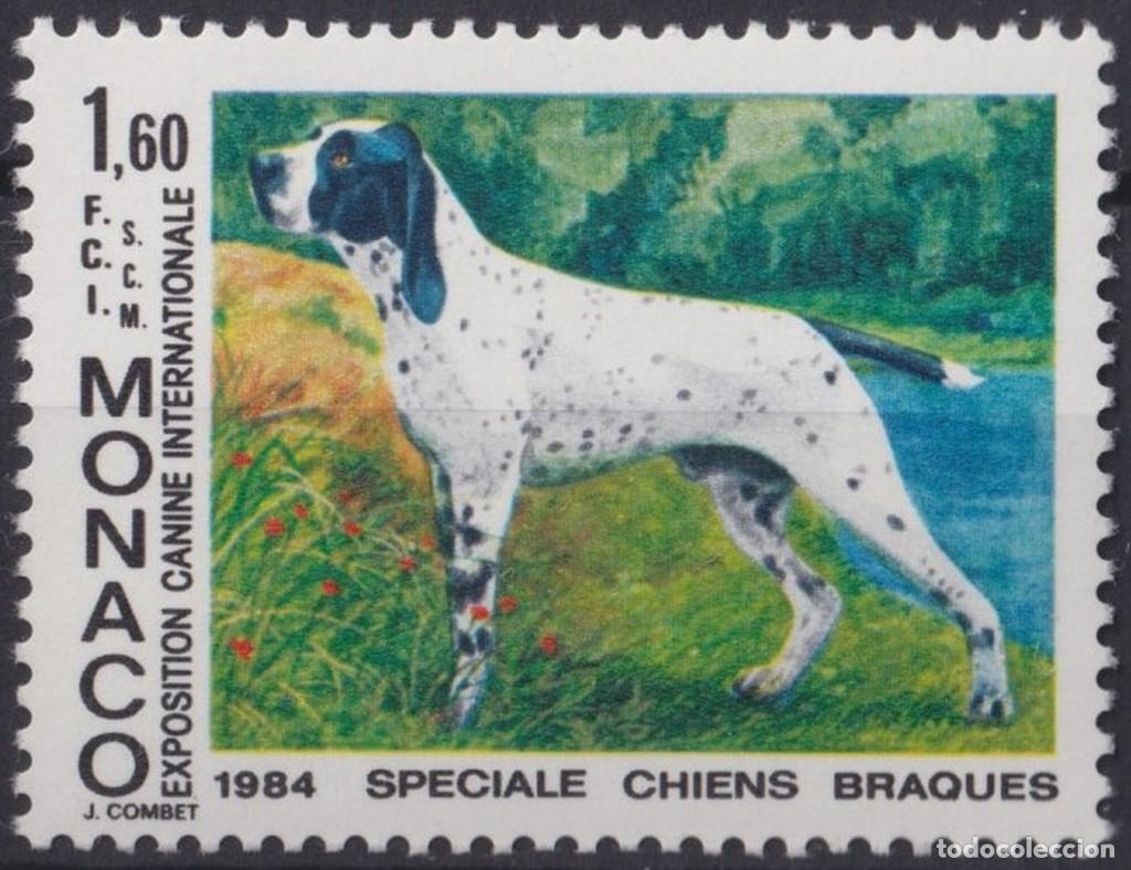 Selos: F-EX64454 MONACO MNH 1984 DOG PERROS INTERNATIONAL DOG SHOW.