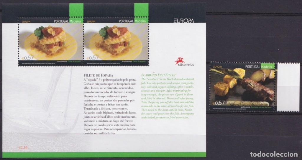 Selos: F-EX65415 PORTUGAL MADEIRA MNH 2005 EUROPA CEPT GASTRONOMY FOOD FISH.