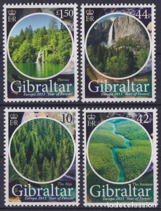 Stamps: F-EX65804 GIBRALTAR MNH 2011 EUROPA CEPT YEAR OF FOREST TREE.