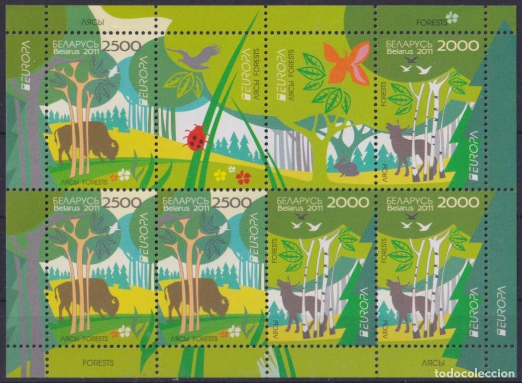 Stamps: F-EX65438 BELARUS MNH 2011 EUROPA CEPT YEAR OF FOREST TREE.