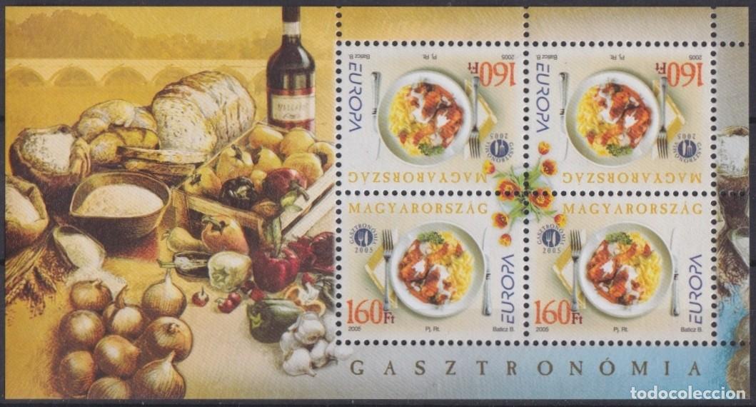 Stamps: F-EX65604 HUNGARY MNH 2005 EUROPA CEPT GASTRONOMY FOOD.