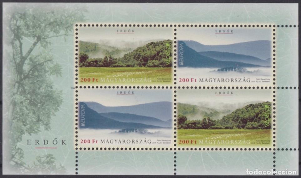 Stamps: F-EX65797 HUNGARY MNH 2011 EUROPA CEPT YEAR OF FOREST TREE.